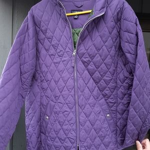 Lands End ,Size 1X , Polyester Jacket
